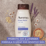 亚马逊销冠！Aveeno 艾惟诺 薰衣草舒缓镇静保湿沐浴露 975ml