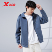 PLUS会员：XTEP 特步 谢霆锋明星同款风衣男运动外套连帽运动休闲男装时尚潮流夹克