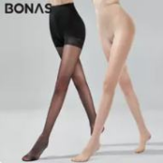 11点开始、天降福利：BONAS 宝娜斯 薄款夏季连裤袜安全裤二合一 肉色/黑色可选