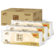 清风 无芯卷纸 70克30卷 (10卷*3提）