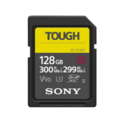 索尼（SONY）128GB SD存储卡 SF-G128T/T1 SF-G系列 TOUGH规格三防卡  读取300MB/S写入299MB/S 相机内存卡
