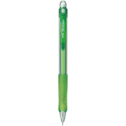 三菱（Uni）M5-100活动铅笔 0.5mm学生自动铅笔橡胶手握透明彩色杆带橡皮可擦笔 绿色 1支装