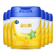 再降价、需抢券、概率券、PLUS会员：FIRMUS 飞鹤 星飞帆 3段幼儿配方奶粉 700gx6罐
