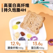 肌肉小王子（MUSCLE PRINCE） 粗粮代餐饼干不添加蔗糖低GI早餐饼干热量健身饱腹休闲零食 整箱500g