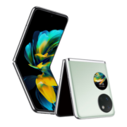 HUAWEI Pocket S 折叠屏手机 40万次折叠认证 256GB 薄荷绿 华为小折叠