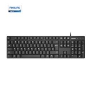 PHILIPS 飞利浦 办公游戏通用有线键盘