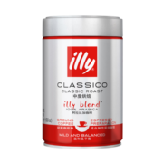 意利（illy） 250g意大利进口 100%阿拉比卡研磨咖啡粉 意式拼配浓缩黑咖2罐装组合 中度烘焙粉250g