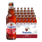 福佳Hoegaarden玫瑰红 果啤 比利时风味 精酿啤酒248ml*24瓶 啤酒整箱
