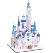 中号迪士尼城堡/天安门/长城积木 2500块