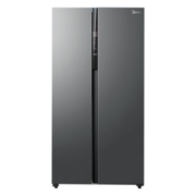 美的（Midea）电冰箱对开门 550升大容量双开门电冰箱家用一级能效双变频风冷无霜净味保鲜 以旧换新 550WKPZM