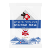 中盐 未加碘海水自然晶盐(未加碘)300g*5袋