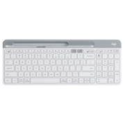 罗技（Logitech）K580无线键盘 蓝牙键盘 静音键盘 多设备办公笔记本平板ipad手机键盘 K580-白色