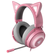 雷蛇（Razer） 北海巨妖耳机 头戴式7.1虚拟环绕带麦话筒电竞游戏耳麦电脑吃鸡降噪少女馆 北海巨妖-粉晶（3.5mm接口）