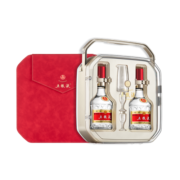 五粮液 普五第八代 好事成双 浓香型白酒 52度500ml*2瓶 礼盒装（送礼）