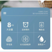 海尔（Haier）8\/10公斤全自动波轮家用洗衣机出租房宿舍公寓以旧换新XQB80-Z1269 【漂甩合一 快速甩干】XQB80-Z1269