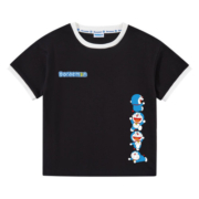 Doraemon 哆啦A梦 儿童t恤学院风