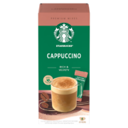 STARBUCKS 星巴克 卡布奇诺拿铁 奶香速溶花式咖啡粉*2盒