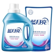 蓝月亮蓝月亮洗衣液 机洗4斤套装 1kg瓶+1kg袋装 薰衣草香家庭装