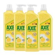 AXE 斧头 牌洗洁精柠檬护肤1.18kg*4可洗果蔬家庭装家用特价实惠装