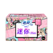 概率券:苏菲Sofy弹力贴身极薄0.1日用迷你卫生巾175mm14片 (新老随机发货)
