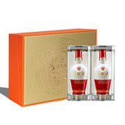WULIANGYE 五粮液 1618 红白瓶 52%vol 浓香型白酒 500ml*2瓶 礼盒装
