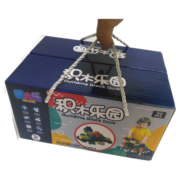 麋鹿星球 108粒积木早教拼搭幼儿园塑料中颗粒礼品赠品积木儿童玩具 108粒-彩盒装