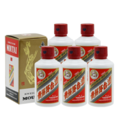 茅台贵州茅台酒飞天茅台小可爱礼盒酱香型白酒53度100ml*5瓶礼盒装