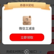 工商银行 完成秋日宠粉 关注财富号任务 领微信无门槛立减金