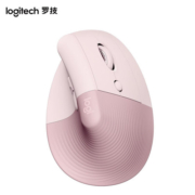 罗技（Logitech） Lift无线人体工学垂直鼠标 立式鼠标Vertical无线蓝牙轻音办公鼠标 中小手型粉色