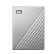 西部数据(WD) 2TB 移动硬盘 Type-C My Passport Ultra 2.5英寸 银 机械外接硬盘 便携存储 密码保护 兼容Mac