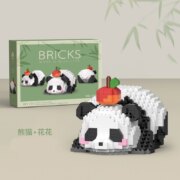 国宝顶流 大熊猫花花 拼搭积木 多款造型可选