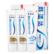 舒适达 多效劲速抗敏牙膏套装 3支装 清新防蛀320g