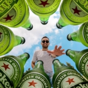 喜力（Heineken） 原装进口啤酒 喜力啤酒330ml*24瓶 保质期至11.30