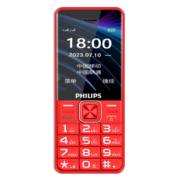 飞利浦（PHILIPS）E129 绚丽红 老人手机 超长待机老年机 双卡双待大字大声大按键学生儿童备用功能机