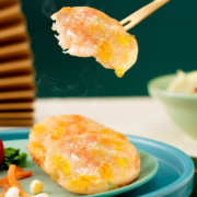白菜价！GUO LIAN 国联 小霸龙 田园鲜虾饼 120g*4袋