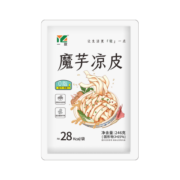 一致魔芋凉皮零低脂肪免煮即食代餐控卡主食速食品饱腹魔芋面皮袋 0脂凉皮3袋【+3份调料】
