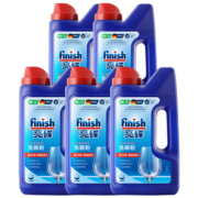 finish亮碟剂洗碗机用洗碗粉 洗碗机洗涤剂耗材洗碗块洗碗盐 1kg*5