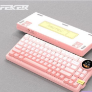 新品发售：FEKER K75 三模机械键盘 83键 凯华香草冰淇淋轴（限定款）