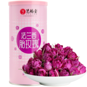 艺福堂玫瑰花茶干花法兰西胎玫瑰浓香无硫熏搭荷叶红枣片荷瘦养气茶80g