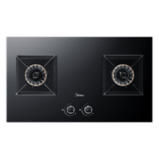 美的（Midea）燃气灶天然气 煤气灶双灶 铜火盖 5.0kW大火力灶具 家用嵌入式 Q230A-M