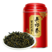 吴裕泰茶叶 茉莉花茶 100g/罐 红罐装 中华老字号