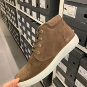 限US10-10.5码，ECCO 爱步 柔酷系列 男式经典高帮运动鞋