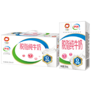 限学生、plus会员:伊利 脱脂牛奶250ml*24盒/箱