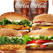 BURGER KING 汉堡王 1人2堡双人餐 兑换券