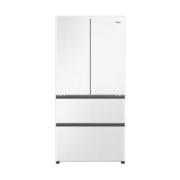 海尔（Haier）460升零距离自由嵌入式 法式多门四开门家用超薄白色冰箱一级能效变温净味超薄BCD-460WGHFD4DW9U1 460升零嵌冰箱
