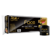 京喜特价APP、需抢券: 洁柔 黑Face有芯卷纸 200g*10卷装