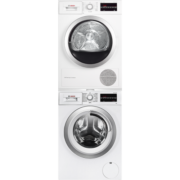 博世（BOSCH）洗烘套装9+9KG云朵白全自动滚筒除菌洗衣机家用热泵烘干机WGA242Z01W+WTW875601W 以旧换新