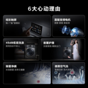 TCL 10公斤DD直驱变频滚筒洗衣机 彩屏香薰除菌 45db低音洗 一级能效节能 家用租房宿舍 G100T200-HD 【人气TOP款】10KG直驱洗烘 滚筒洗衣机