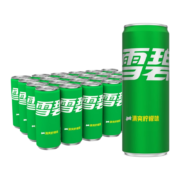 Sprite 雪碧 可口可乐（Coca-Cola） 雪碧Sprite柠檬味 汽水碳酸饮料 摩登罐整箱装 330ml*24罐