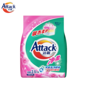 洁霸（ATTACK）洁霸（ATTACK）净柔无磷洗衣粉 柔顺成分配方 2.5kg